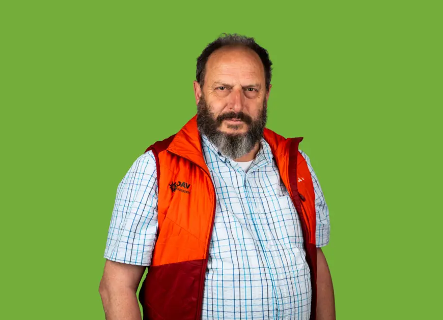 Das Bild zeigt Uwe Groh | © DAV